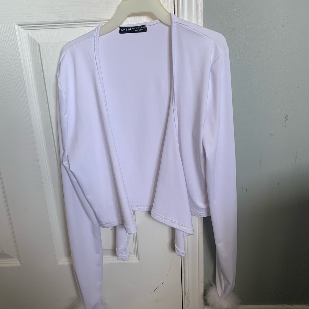 White tie front top